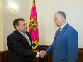 Președintele țării a avut o întrevedere cu reprezentanții misiunii de monitorizare a FMI în Moldova