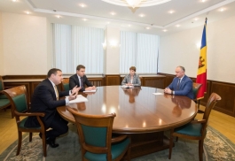 Președintele țării a avut o întrevedere cu reprezentanții misiunii de monitorizare a FMI în Moldova