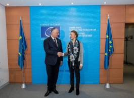 Șeful statului a avut o întrevedere cu Secretarul General al Consiliului Europei