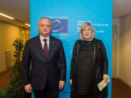 Președintele Republicii Moldova a avut o întrevedere cu Comisarul pentru Drepturile Omului al Consiliului Europei