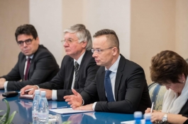 Președintele Republicii Moldova a avut o întrevedere cu Ministrul Afacerilor Externe şi Comerţului al Ungariei