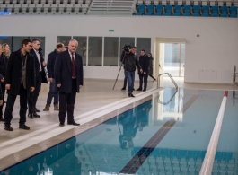 Игорь Додон посетил Спортивный комплекс «Кишинев-Арена»