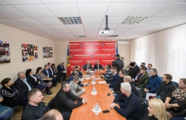 Președintele țării a avut o întrevedere cu conducerea raionului Dubăsari