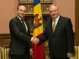 Президент Николае Тимофти встретился с министром иностранных дел Королевства Дания Мартином Лидегором