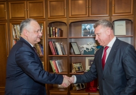 Președintele țării a avut o întrevedere cu președintele raionului Ungheni