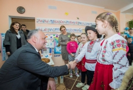 Игорь Додон посетил село Немцень Хынчештского района