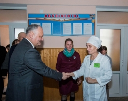 Игорь Додон посетил село Немцень Хынчештского района