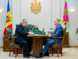 Președintele Republicii Moldova a avut o întrevedere cu președintele raionului Călărași