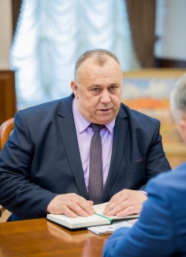 Președintele Republicii Moldova a avut o întrevedere cu președintele raionului Călărași