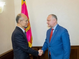 Președintele Moldovei a avut o întrevedere cu Ambasadorul Chinei