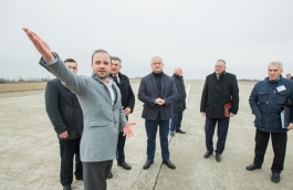 Președintele țării a vizitat aeroportul Bălți-Leadoveni