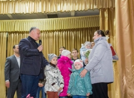 Igor Dodon a avut o întrevedere cu locuitorii raionului Rîșcani
