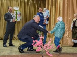 Igor Dodon a avut o întrevedere cu locuitorii raionului Rîșcani