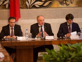 Moldovan president attends meeting of national council for reforming law enforcement bodies