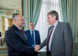 Președintele Moldovei a avut o întrevedere cu Ministru-președintele Flandrei