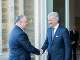 Президент Игорь Додон провел встречу с Королем Бельгии