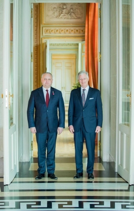 Preşedintele Igor Dodon a avut o întrevedere cu Regele Belgienilor