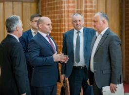 Igor Dodon a participat la ședința zonală cu conducătorii Comisiilor Situații Excepționale din cîteva raioane