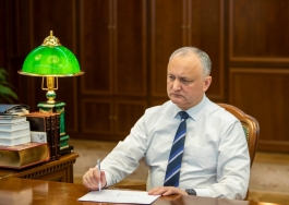 Șeful statului a avut o întrevedere cu primarul orașului Cupcini, raionul Edineț