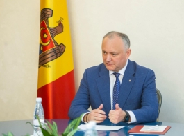 Igor Dodon a avut o întrevedere cu șefii celor mai mari rețele de comerț a produselor alimentare din Moldova
