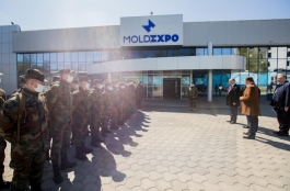 Președintele țării a inspectat lucrările de amenajare a unui Centru de triere la „Moldexpo”