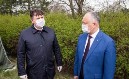 Președintele a întreprins o vizită de documentare în orașul Soroca