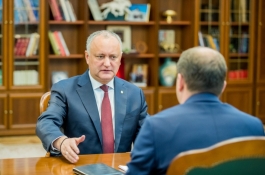 Президент Республики Молдова провел встречу с мэром Кишинева