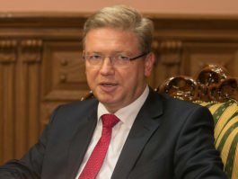 Președintele Nicolae Timofti a avut o întrevedere cu Comisarul European pentru Extindere și Politica de Vecinătate, Stefan Fule