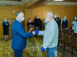 Șeful statului a întreprins o vizită de documentare în raionul Ungheni