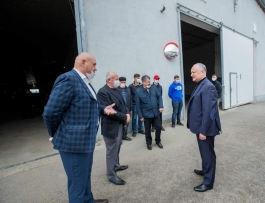 Șeful statului s-a familiarizat cu activitatea a două întreprinderi din raionul Briceni