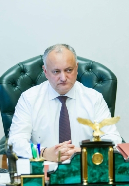 Igor Dodon a avut un schimb de opinii privind situația din raionul Soroca