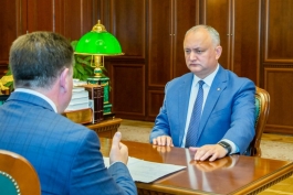 Президент Игорь Додон провел встречу с депутатом Штефаном Гацканом