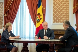 Igor Dodon, Zinaida Greceanîi și Ion Chicu au participat la ședința săptămânală