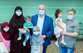 Благодаря усилиям Президента в Молдову из Сирии была репатриирована еще одна семья 