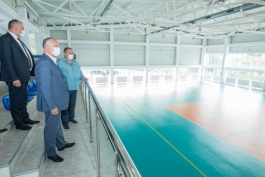 Президент Молдовы посетил спортивный комплекс в селе Пэнэшешть Страшенского района