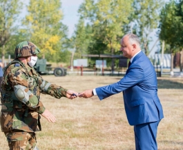 Comandantul Suprem al Forţelor Armate a participat la exerciţiul tactic „Cer Senin 2020”