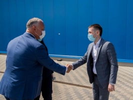 Глава государства посетил два предприятия в Криулянском районе