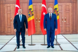 Președintele Moldovei a avut o întrevedere cu Ministrul Afacerilor Externe al Turciei