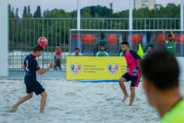 Игорь Додон принял участие в торжественном открытии арены для пляжного футбола в Кишиневе
