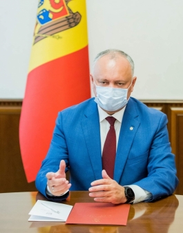 Глава государства провел встречу с главой Миссии ОБСЕ в Молдове