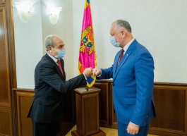 Президент Республики Молдова провел встречу с Послом Республики Армения