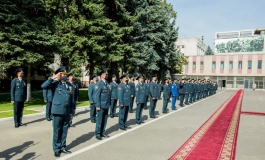 Șeful statului a participat la ceremonia desfășurată cu ocazia aniversarii a XXIX-a de la crearea Armatei Naționale