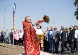 Глава государства посетил село Оксентя Дубоссарского района