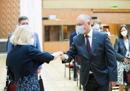 Președintele Republicii Moldova a avut o întrevedere cu șefii misiunilor diplomatice
