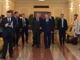 Președintele Nicolae Timofti a avut o întrevedere cu președintele Republicii Cehe, Miloš Zeman