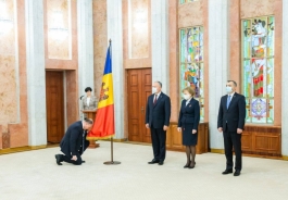 La Președinție, a avut loc ceremonia de depunere a jurământului de către patru miniștri și un viceprim-ministru