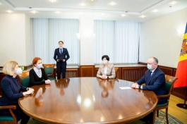 Președintele Republicii Moldova a avut o întrevedere cu Ambasadoarea Republicii Italiene