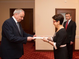 Președintele Nicolae Timofti a primit scrisorile de acreditare din partea a doi ambasadori