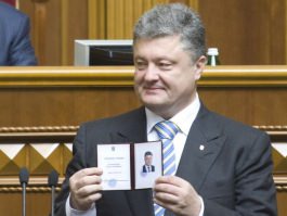 Președintele Nicolae Timofti a participat la ceremonia de învestitură a președintelui Ucrainei, Petro Poroșenko