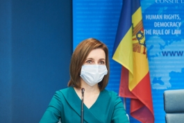 Президент Майя Санду и Генеральный секретарь Совета Европы Мария Пейчинович-Бурич приняли участие в запуске Плана действий Совета Европы для Республики Молдова на 2021–2024 годы